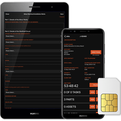 Mobile Workforce on Huawei Devices