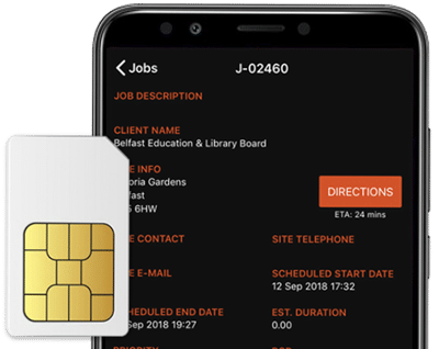 Mobile Workforce on phone