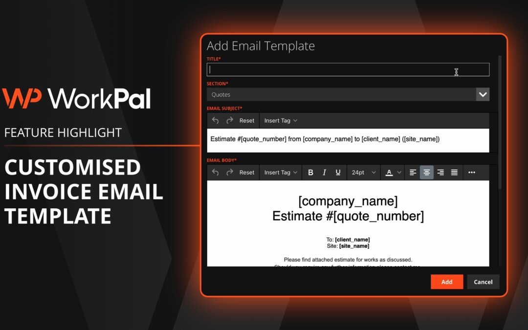 Feature Highlight: Customised Invoice Email Template