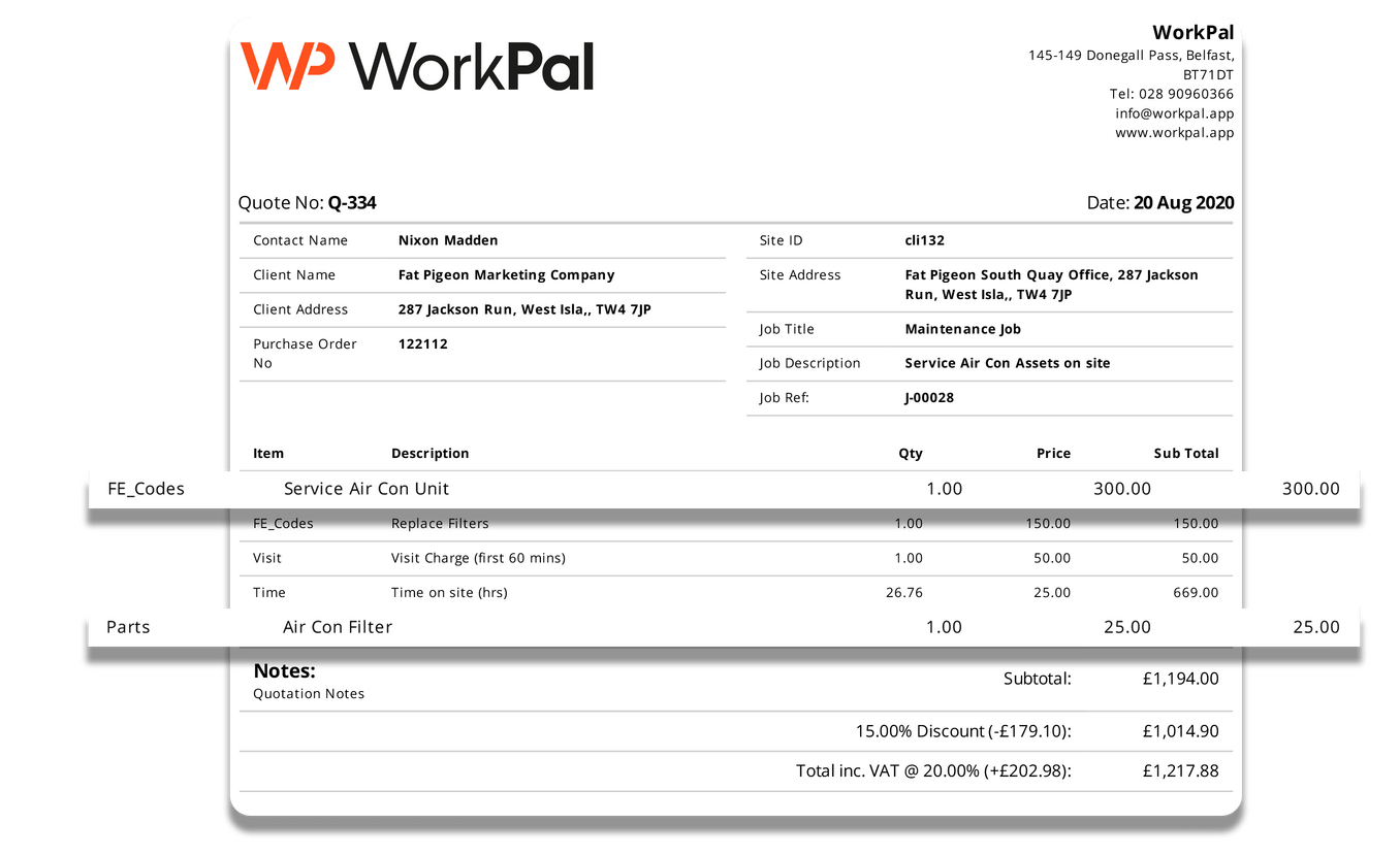 invoices Job Management