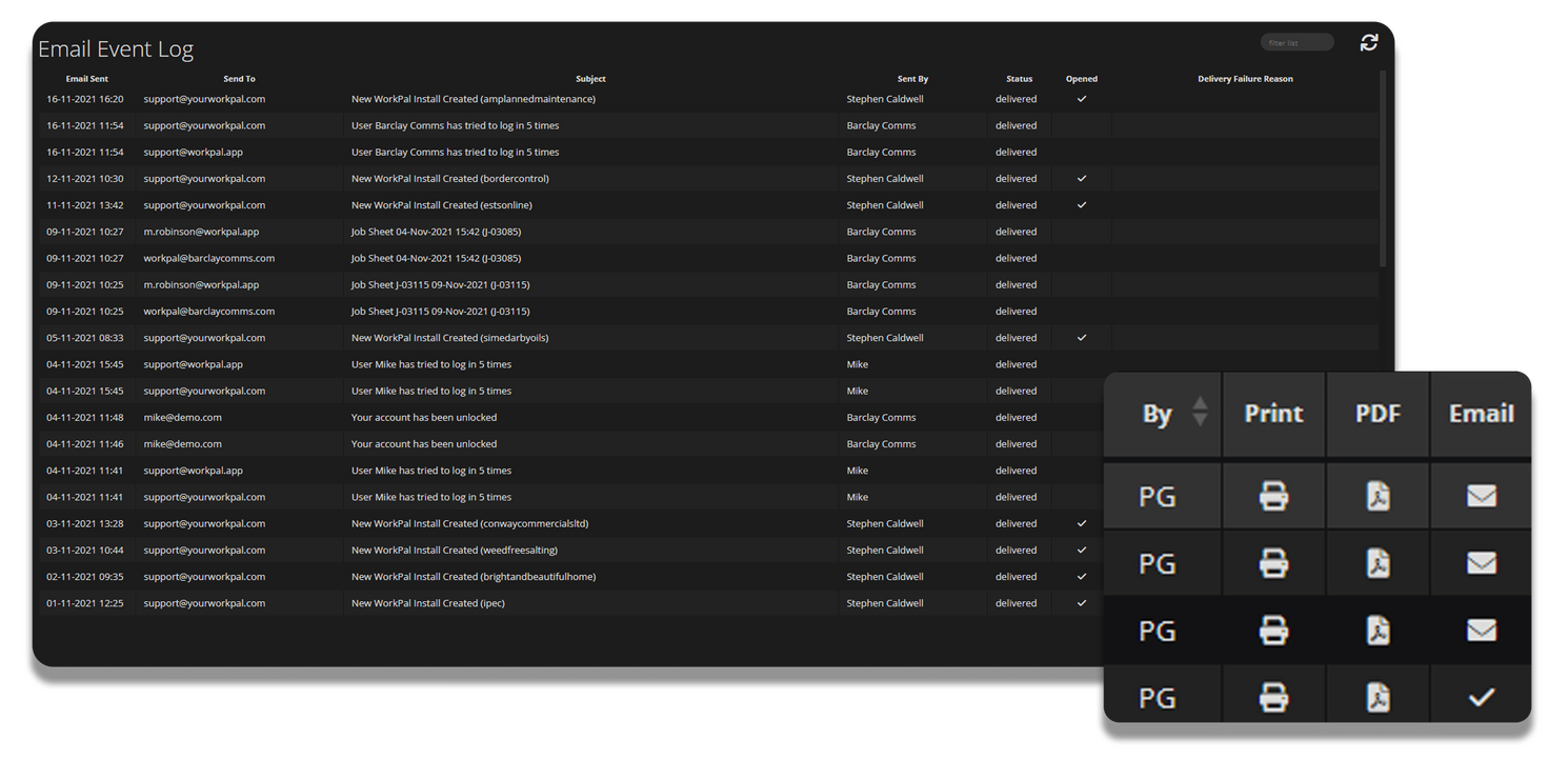 invoices Job Management