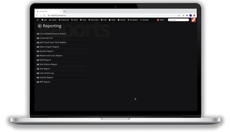Reporting job management