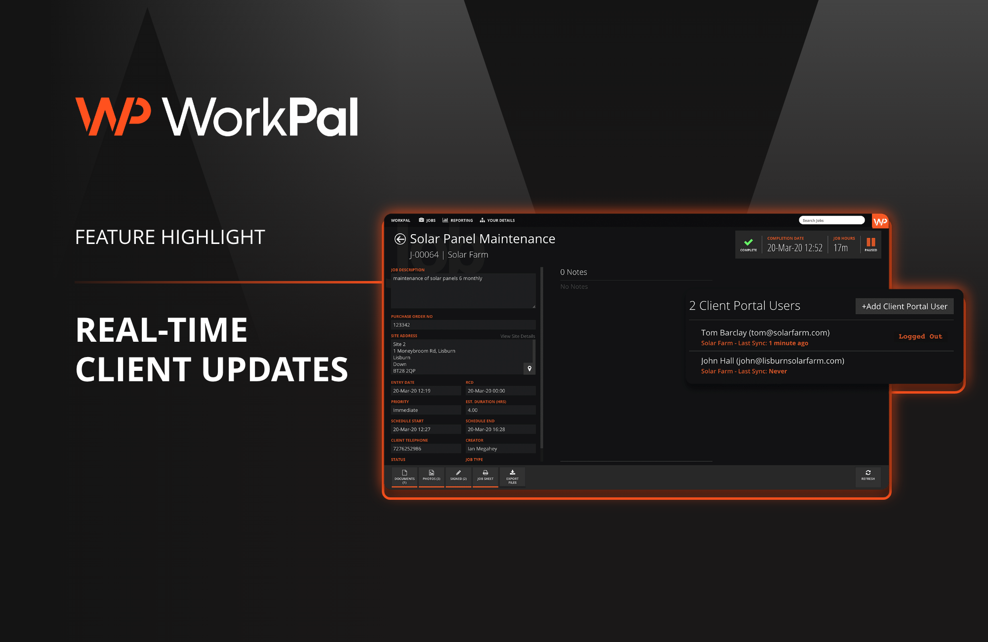 Feature Highlight Real-time client updates